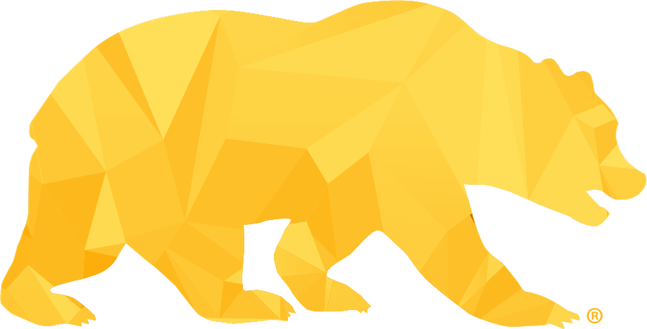 Yellow geometric bear