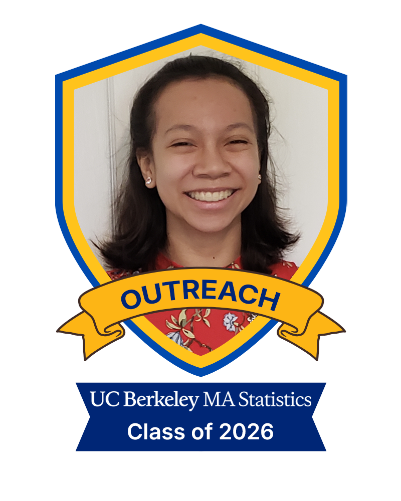 A photo of Hannah Aguilar in a shield with a banner that says outreach, class of 2026.