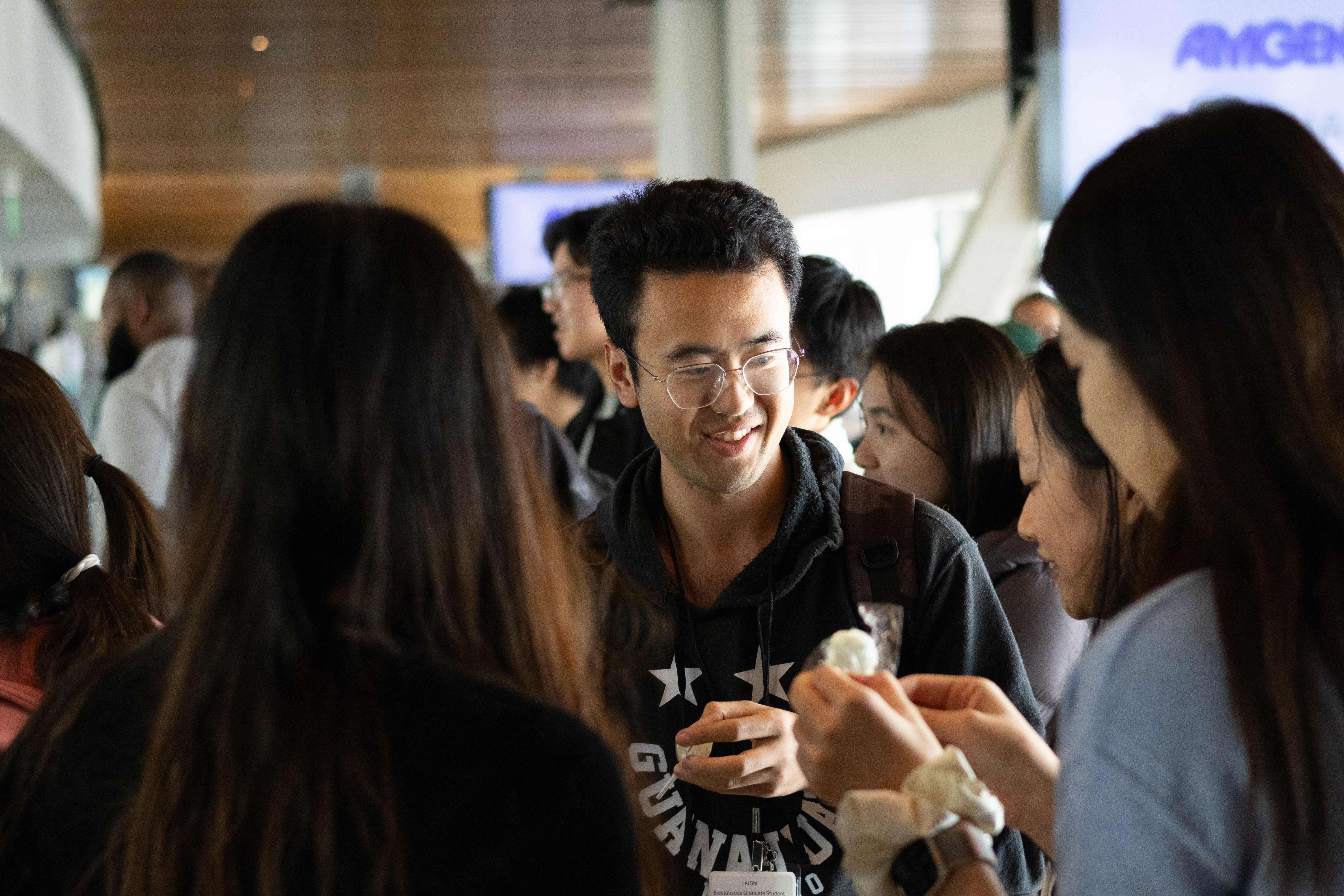 Students during the industry networking session