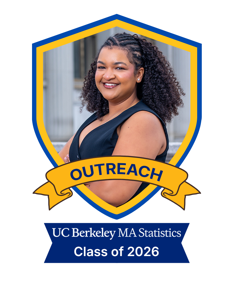 A photo of Wengel Semma in a shield with a banner that says outreach, class of 2026.